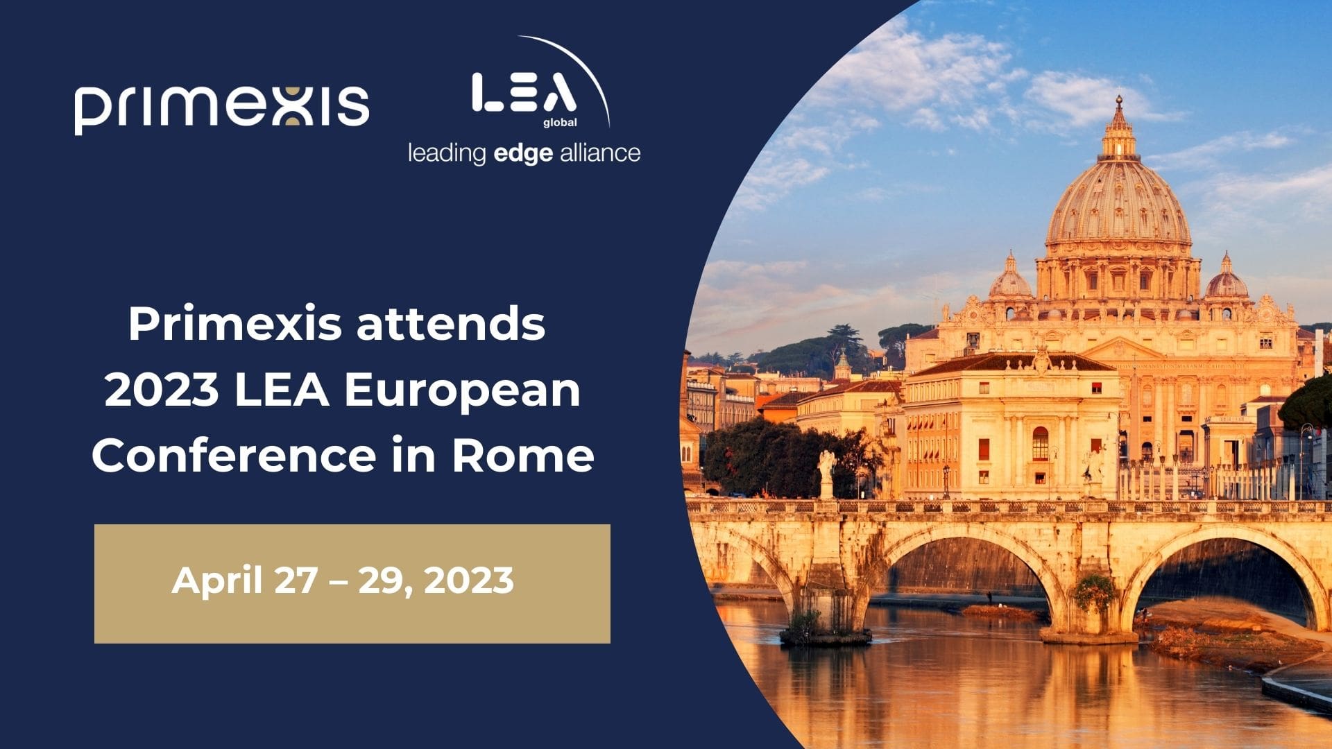 Primexis attends 2023 LEA European Conference in Rome