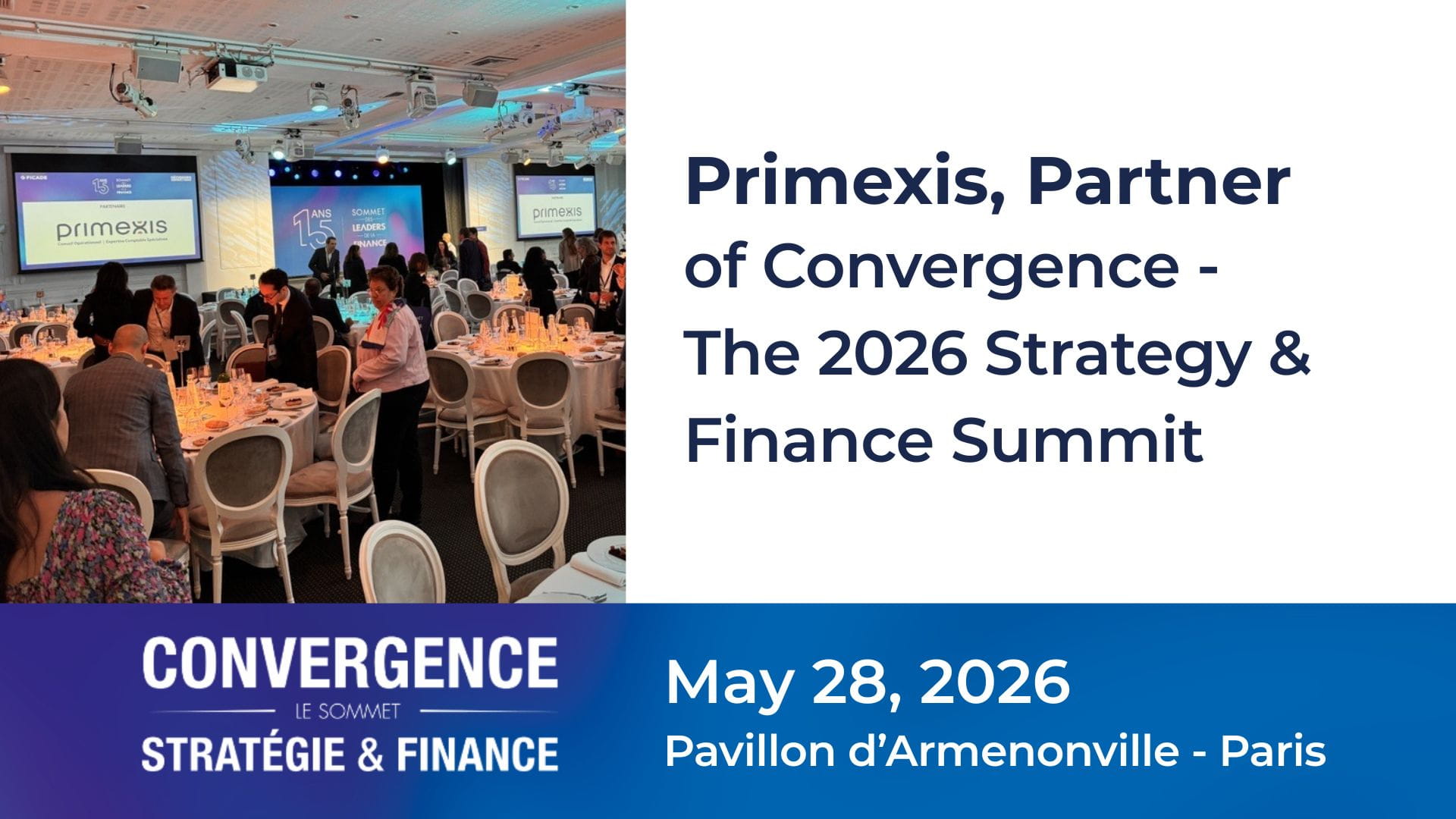 Primexis, Partner of Convergence – The 2026 Strategy & Finance Summit