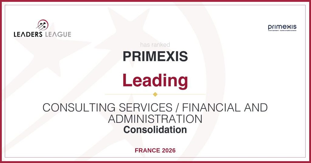 Leaders League 2026 ranking: Primexis recognized as “Leading” in consolidation in France
